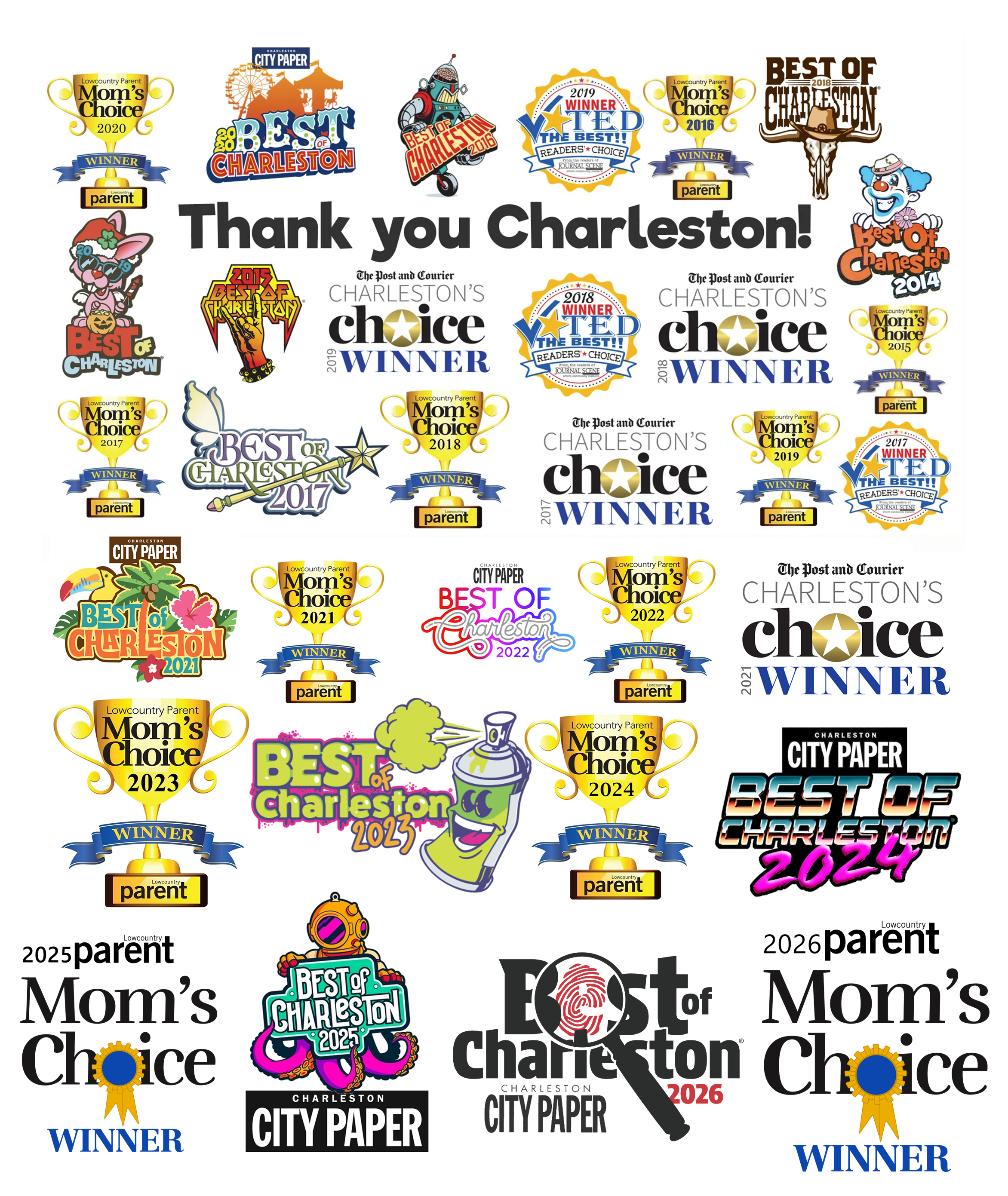 Charleston's award wining kids stores!